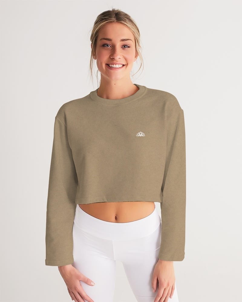 Nude cropped sweatshirt Clearance
